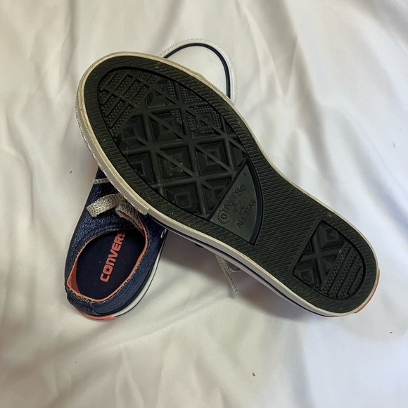 Converse Blue and White Chuck Taylor Sneakers - Picture 10 of 12